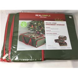 Real Simple Deluxe 3-Tray Ornament Storage