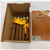 Image 1 : Cohiba cigar box with five cigars still inside