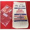 Image 1 : New old stock five roses 10kg flower bag canvas clog