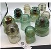 Image 1 : Shelf lot of vintage insulators