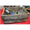 Image 1 : Rare Coca Cola crate with vintage bottles, green print