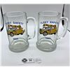 Image 1 : Two fleet saftey glass tankards