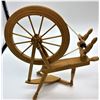Image 2 : Two vintage dollhouse items  chair and spinning wheel