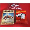 Image 1 : 1940's and 1950's boy annual and girl annual book