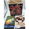 Image 1 : Goldfish book, tile, jewlery lot