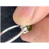 Image 3 : size 9 Marked .925 silver ring with green stone