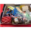 Image 2 : Shoebox full of sewing Buttons thread needles etc