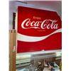 Image 1 : Large Coca-Cola sign 50" x50" has damage still great wall display (Local pickup only)