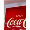 Image 3 : Large Coca-Cola sign 50" x50" has damage still great wall display (Local pickup only)