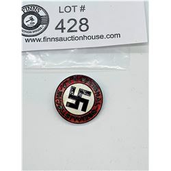 Vintage Nazi redenamel pin reproduction