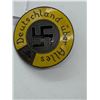 Image 2 : Vintage Nazi hat badge yellow enamel repoduction