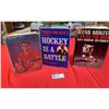 Image 1 : Three vintage Hockey books