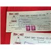 Image 2 : Ten vintage cheques vancouver 1922 -'52