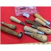 Image 2 : Nine vintage wooden file handles