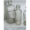 Image 2 : Five vintage apotheary bottles