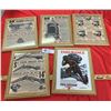 Image 1 : Lot of five 9 x 11 reprint advertising frames