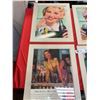 Image 3 : Lot of four 13 1/2" x 16 1/2" reprint advertisements in frames