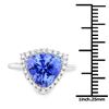 Image 3 : 4.84ct Tanzanite 14K White Gold Ring