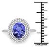 Image 3 : 2.68ct Tanzanite 14K White Gold Ring