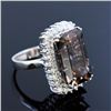 Image 3 : 18.33ct Bi-color Tourmaline 14K White Gold Ring