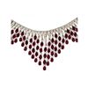 Image 3 : GIA 52.2CT BURMA RUBY 18K WHITE GOLD NECKLACE