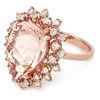 Image 2 : 7.12ct Morganite 14 K Rose Gold Ring