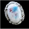 Image 1 : 16.19ct Tourmaline 14K White Gold Ring