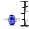 Image 3 : 4.28ct Tanzanite 14K White Gold Ring