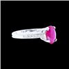 Image 2 : 2.48CT NATURAL RUBY 14K W/G RING