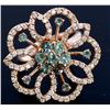 Image 3 : 1.19ct Alexandrite 14K Rose Gold Ring
