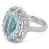 Image 2 : 6.85ct Aqua 14 K White Gold Ring