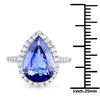 Image 3 : 4.58ct Tanzanite 14K White Gold Ring