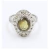 Image 1 : GIA 2.70ct Alexandrite 14K White Gold Ring