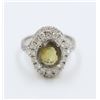 Image 2 : GIA 2.70ct Alexandrite 14K White Gold Ring