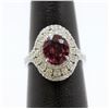Image 2 : 3.24ct Ruby 14K White Gold Ring