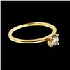 Image 2 : 0.48CT NATURAL DIAMOND 14K YELLOW GOLD RING