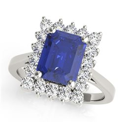 10ct Tanzanite 14K White Gold Ring 6.15gm
