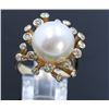 Image 2 : 13.5mm South Sea Pearl 14K YellowGold Ring