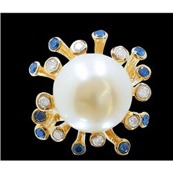 9mm Pearl 14K Yellow Gold Ring