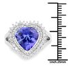 Image 3 : 4.22ct Tanzanite 14K White Gold Ring