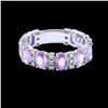 Image 1 : 1.48ct Pink Sapphire 14K White Gold Ring