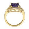 Image 2 : 2ct Tanzanite 14K Yellow Gold Ring 3.33gm