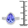 Image 3 : 3.45ct Tanzanite 14K White Gold Ring