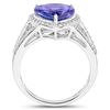 Image 2 : 4.62ct Tanzanite 14K White Gold Ring