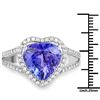 Image 3 : 4.62ct Tanzanite 14K White Gold Ring