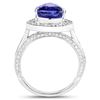 Image 2 : 5.1ct Tanzanite 14K White Gold Ring