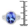 Image 3 : 5.6ct Tanzanite 14K White Gold Ring