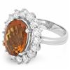 Image 2 : 5.81ct Quartz 14 K White  Gold Ring