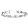 Image 1 : 3 ct tw Diamond 14K W/Y/R Gold  Bracelet 14.4gm