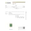 Image 4 : GIA 6.58ct COLOMBIAN EMERALD 18K YELLOW GOLD RING